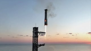 SpaceX Makes the History Books Again After Catching ‘Super Heavy’ Rocket [upl. by Namqul]