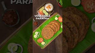 Mixed Vegetable Paratha  Lunch Recipes  Paratha Recipe shorts vegetableparatha paratha [upl. by Luapnaes]