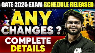 GATE 2025 Exam Schedule Released  IIT Roorkee Released Official Update [upl. by Quennie]