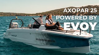 Unleash Your Adventure with Axopar 25 Powered by Evoy Storm 300hp Electric Outboard [upl. by Trawets]