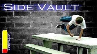 How to SIDE VAULT  Parkour Tutorial [upl. by Naryb]