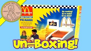 McDonalds Happy Meal Magic Toys  1993 Apple Pie Maker Set Unboxing [upl. by Ursulette802]