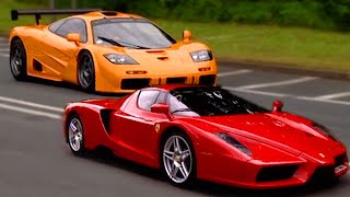 Ferrari Enzo vs McLaren F1  Fifth Gear [upl. by Uis]