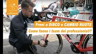 Freni a disco e cambio ruote come fanno i team prof [upl. by Clary]