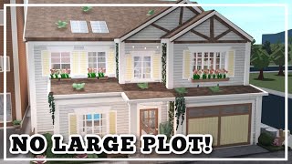 Aesthetic Pastel Family Home NO LARGE PLOT FULL Speed Build  BLOXBURG ROBLOX  ROBUILDS [upl. by Anerak]