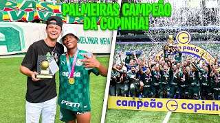 PALMEIRAS CAMPEÃO DA COPINHA Vi o jogo dentro do campo  Palmeiras 4 x 0 Santos [upl. by Graaf984]