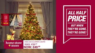 Home Store  More  Christmas Tree Lights All Half Price [upl. by Smiley631]