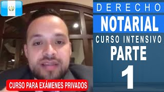 Curso Intensivo de Derecho Notarial  PARTE 1  Preguntas de Examen Privado de Derecho  USAC [upl. by Cody]