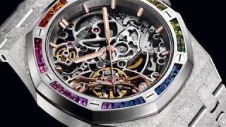 SIHH 2019 Audemars Piguet Royal Oak Frosted Gold quotRainbowquot [upl. by Aven]