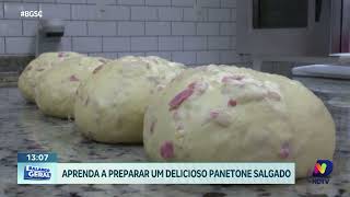 Aprenda uma receita de panetone salgado [upl. by Ariec724]