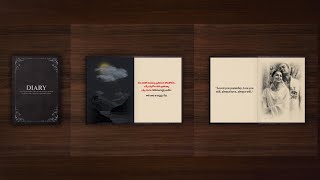 Book Page Flip animation Tutorial  Book opening Lyrics Edit Tutorial in AlightMotion  Nithish Fx [upl. by Temp]