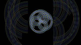 Geometrical Circles  Spirograph  Art  Design  algodoo shorts shortsvideo youtubeshorts [upl. by Ahtiekahs]