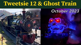 Tweetsie Railroad Fall with 12 amp Ghost train 13 October 2023 [upl. by Bow721]