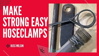 DIY Hose Clamps for pipe hoses hammer handles endless [upl. by Haimaj]