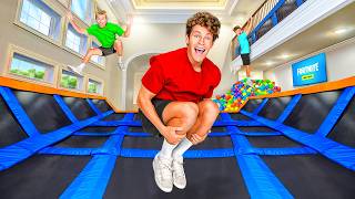 I Built a Trampoline Park in My House [upl. by Emanuele]