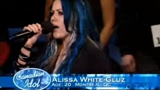 Alissa WhiteGluz on Season 4 of Canadian Idol [upl. by Kyla]