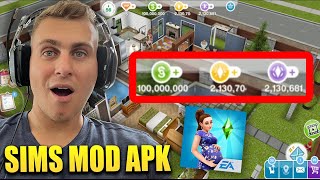 The Sims FreePlay MOD HACK ✅ 999999 SimCash amp Money EASY to Install Sims FreePlay MOD APK iOS [upl. by Eiloj]