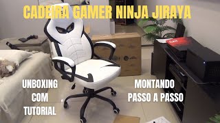 Cadeira Gamer Ninja Jiraya  Como Montar Passo a Passo [upl. by Nadbus743]