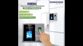 How to setup online on Digicom Attendance machine [upl. by Nessej]