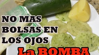 BOMBA natural para acabar con los ojos hinchados  ojeras y bolsas [upl. by Peursem]