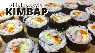 Kimbap Recipe  How to make Kimbap [upl. by Nollat]