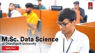 Chandigarh University MSc Data Science  Admissions  Placements  Scholarships [upl. by Merralee229]