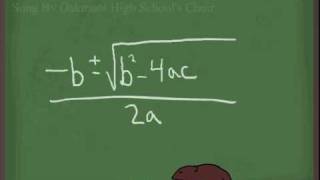 Quadratic Formula Pop Goes the Weasel [upl. by Nirihs]