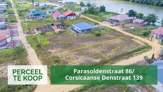 Parasoldenstraat 86  Corsicaanse Denstraat 139 • 4748 m² Perceel te Houttuin  Wanica Suriname [upl. by Aihsia806]