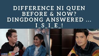 We asked Dingdong Dantes What is the difference between Enrique Gil now compared to before [upl. by Ainirtak]