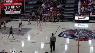 Spartan Girls Basketball vs Elk Mound [upl. by Newmann]