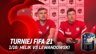 Turniej FIFA 21 Lewandowski vs Helik  116 finału [upl. by Manya]