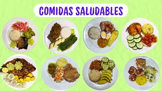 8 Recetas saludables fáciles y deliciosas en casa [upl. by Etteinotna]