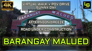 VIRTUAL WALK  POV DRIVE  BRGY MALUED  DAGUPAN CITY PANGASINAN PHILIPPINES [upl. by Gnahk416]