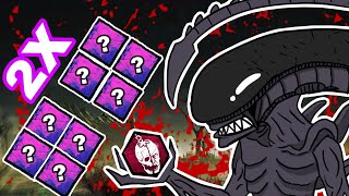 2 CRAZY Xenomorph Builds  Dead By Daylight [upl. by Eniamsaj]