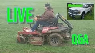 LIVE Lawn CuttingLawn Care zeroturnmower [upl. by Egin834]