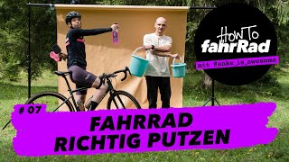 Fahrrad putzen ohne Gartenschlauch dafür mit Paul Voß – 7 How To fahrRad [upl. by Walrath]