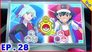 Ash vs Steven  Pokemon Ultimate Journeys Episode 28  Review In Hindi [upl. by Smart]