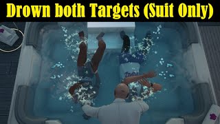 Hitman 2 Drown Vetrova and Steven Bradley  Synchronized Drowning  Haven Island Master guide [upl. by Aedrahs]