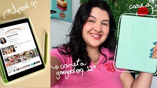 UNBOXING e acessórios do meu novo IPAD 9 ♥️ [upl. by Adekram]