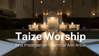 Taizé Prayer Service  Tuesday October 1 2024 [upl. by Allianora]