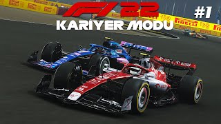 F1 22 Türkçe Kariyer Modu  BAŞLADIĞIMIZ İŞİ BİTİRELİM  Bölüm 1   F1 22 Türkçe [upl. by Erida]