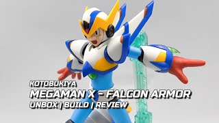 REVIEW KOTOBUKIYA  MEGAMAN X  FALCON ARMOR [upl. by Adnuhsar820]