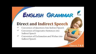 BSE Odisha 7th Class ENGLISH GRAMMAR  DIRECT AND INDIRECT SPEECH PART 2 [upl. by Eilyk]