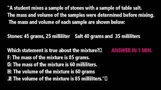 Mass and Volume in Mixtures TEKS 55A 55C amp 55D Lesson for 5th Grade Teachers [upl. by Erastus120]