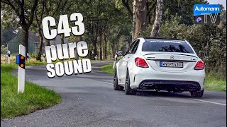 2018 MercedesAMG C43 430hp  pure SOUND 60FPS [upl. by Samuela]