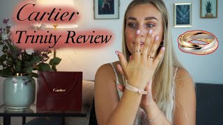 Cartier Trinity SM Ring – First Impressions Story Time and Love Ring Comparison [upl. by Sofer]