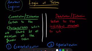 Logic of Connotation VERSUS Denotation [upl. by Lunn304]