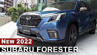 New Subaru Forester 2022 Facelift  FIRST LOOK amp Colors with Exterior Redesign in 2021 [upl. by Eachern924]