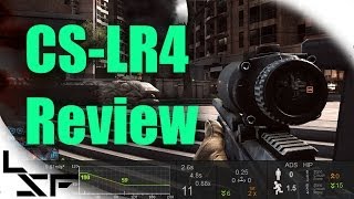 BF4 CSLR4 Weapon Review  Battlefield 4 Sniper Gun Guide Sniping Gameplay [upl. by Norene644]