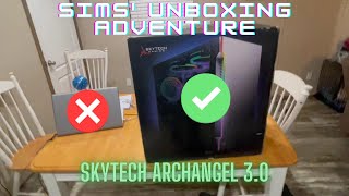 Unboxing  The Skytech Archangel 30 Prebuilt Gaming PC [upl. by Annaegroeg]